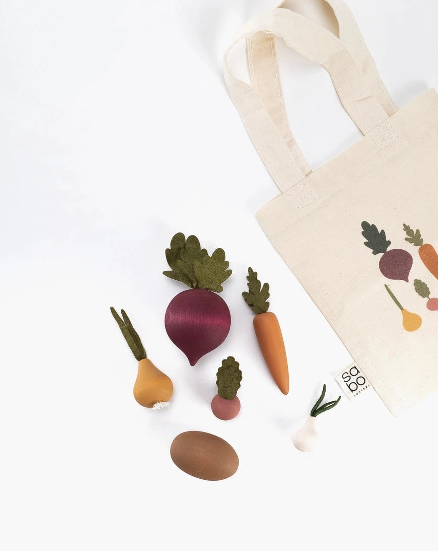 Lekemat i tre rotgrønnsaker- SABO Concept