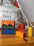 Regnbue klosser 100 stk - Wooden Story