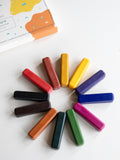 Fargestifter i bivoks Ekspedisjonssett 62°N - Scandinavian Crayon Company