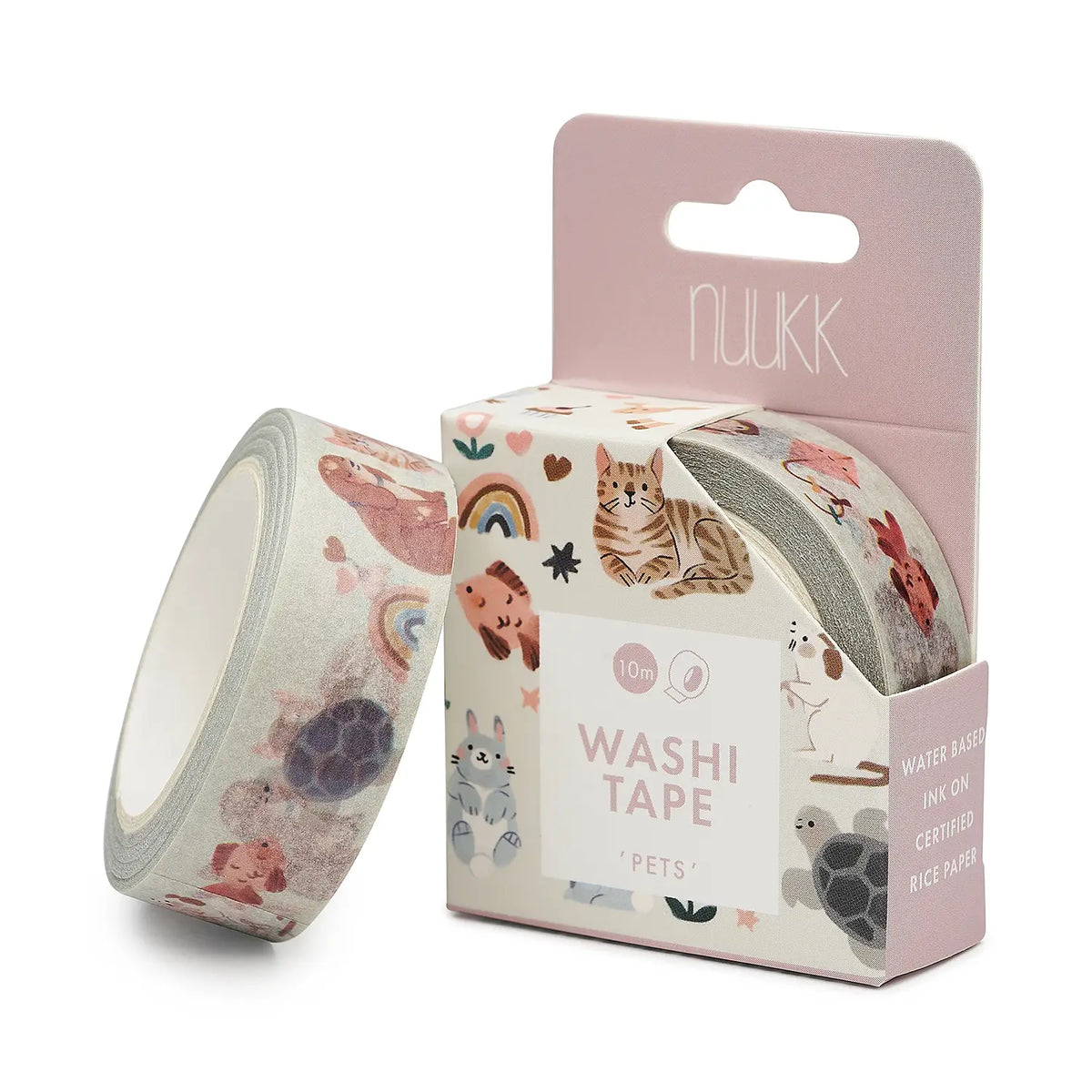 Washi tape «Kjæledyr» - Nuukk