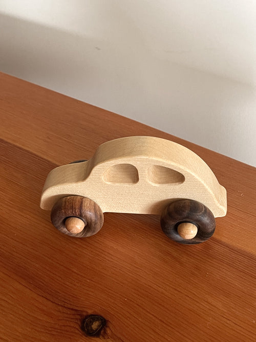 30s lekebil natur - Wooden Story