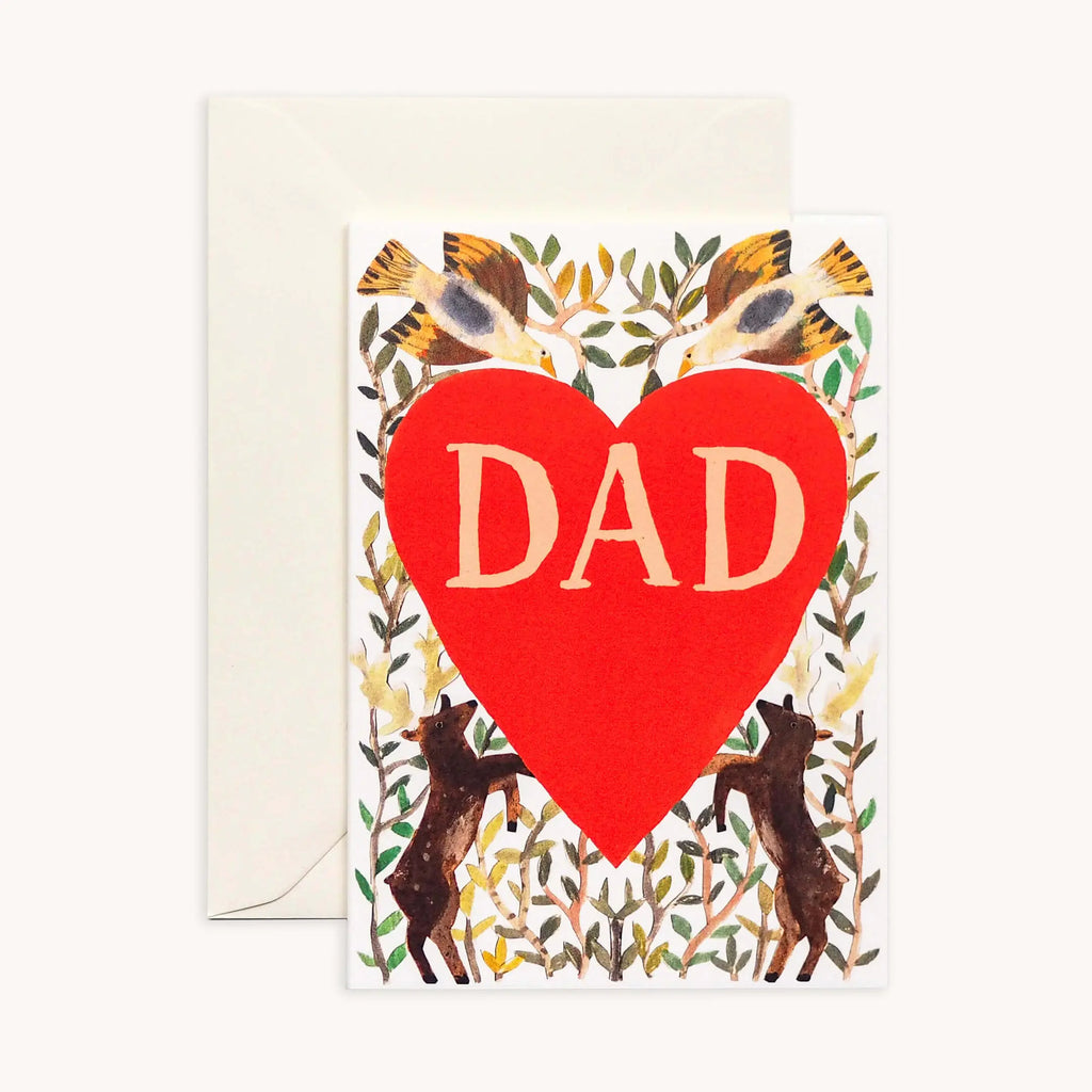 Pappa-hjerte kort - Hadley