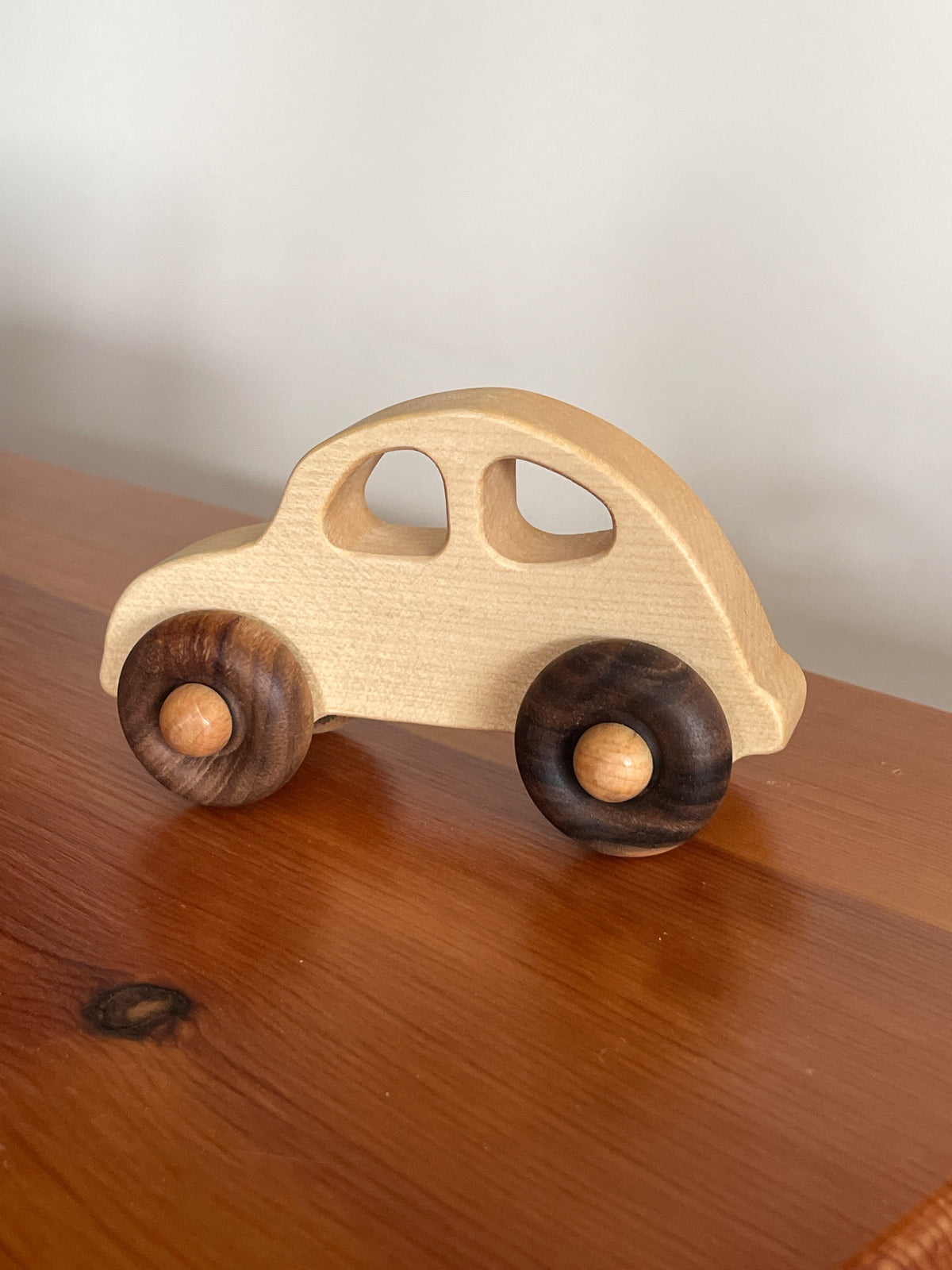 30s lekebil natur - Wooden Story
